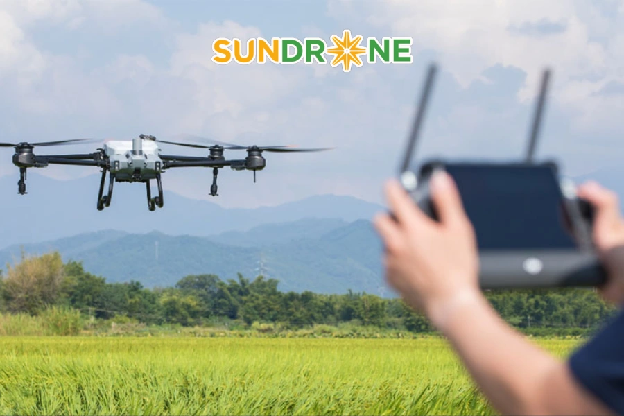 ứng dụng máy bay phun thuốc