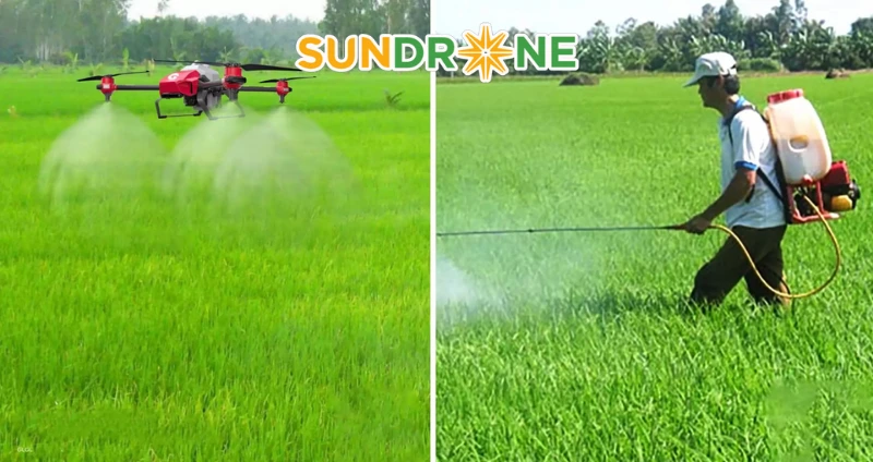 lợi ích của việc ứng dụng máy bay không người lái trong trồng trọt