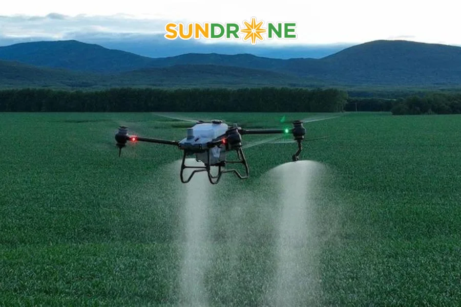 sử dụng máy bay phun thuốc trừ sâu