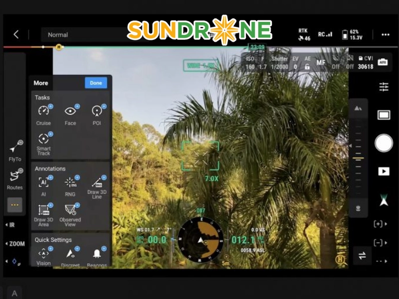 Tạo lập kế hoạch chuyến bay DJI Matrice 4 Series với phần mềm hỗ trợ DJI Pilot 2