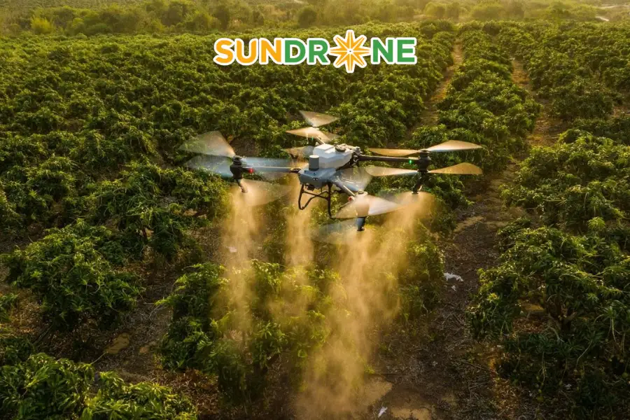 ứng dụng máy bay phun thuốc