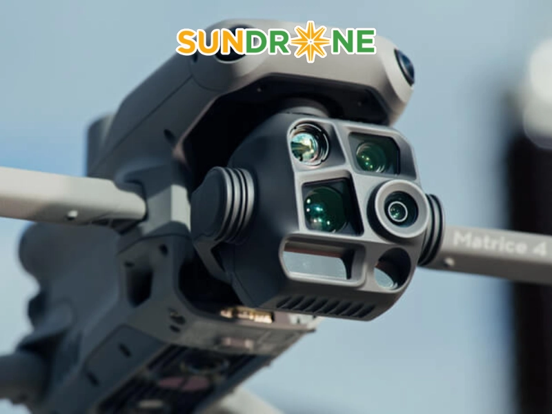 DJI Matrice 4 Series được trang bị camera zoom quang học, độ phân giải cao